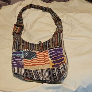 Multicolor Patchwork Shoulder Bag